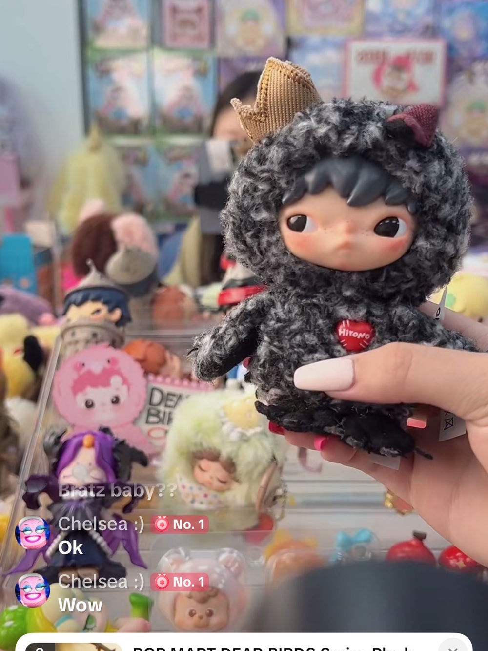 Dear Birds Plush Keychain - Hirono - Picture 5 of 5
